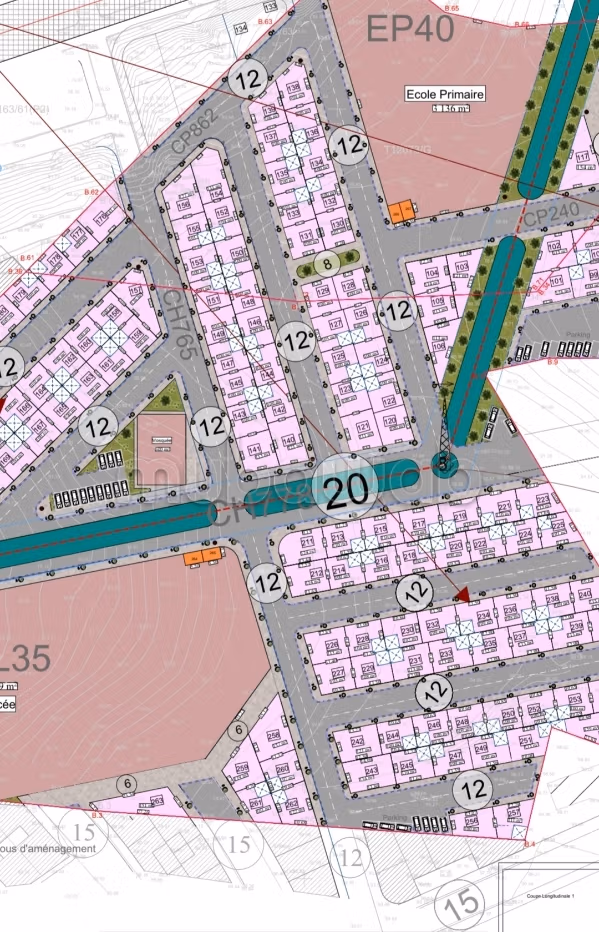 Vente de terrain à Tanja balia.
Superficie 100 m²