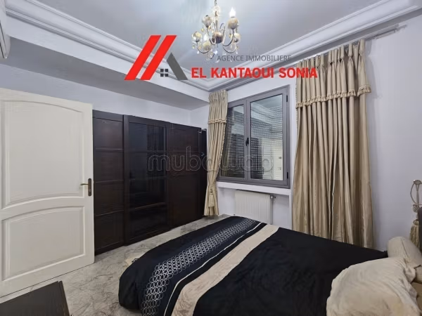 For rent a furnished s2 apartment in khzema