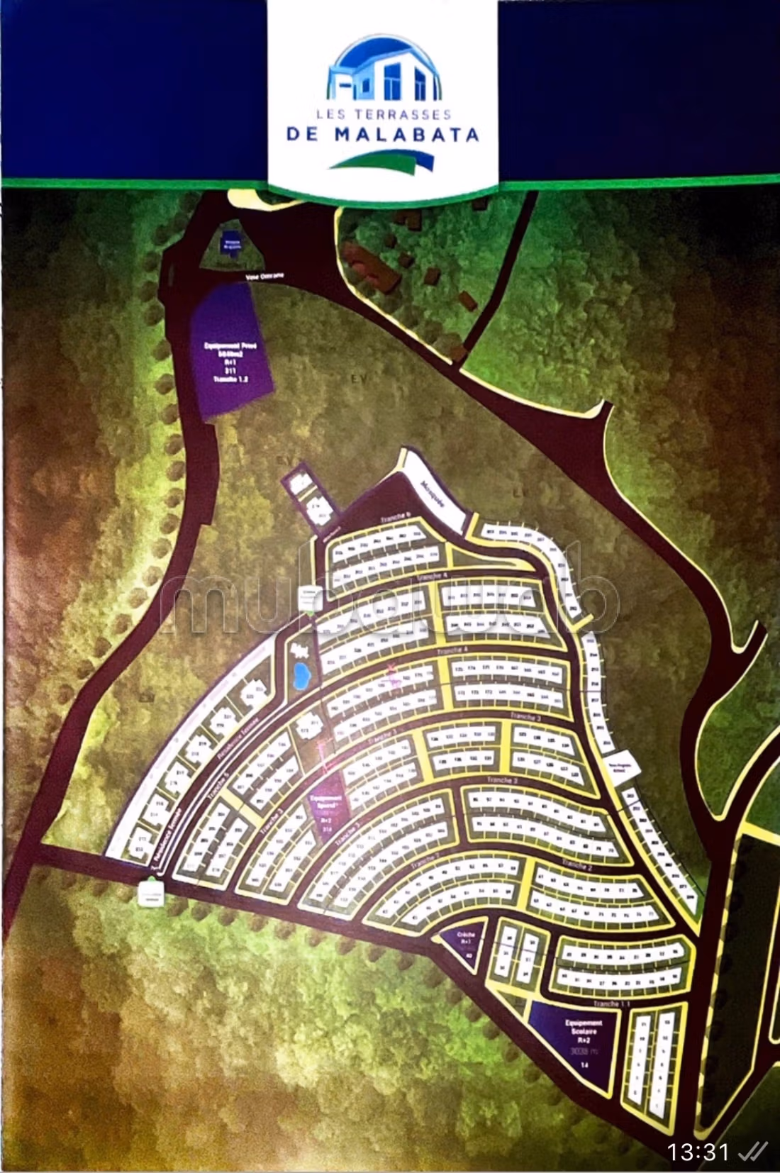 Terrain villa 209 m² avec titre foncier 
Tanger M’nar
