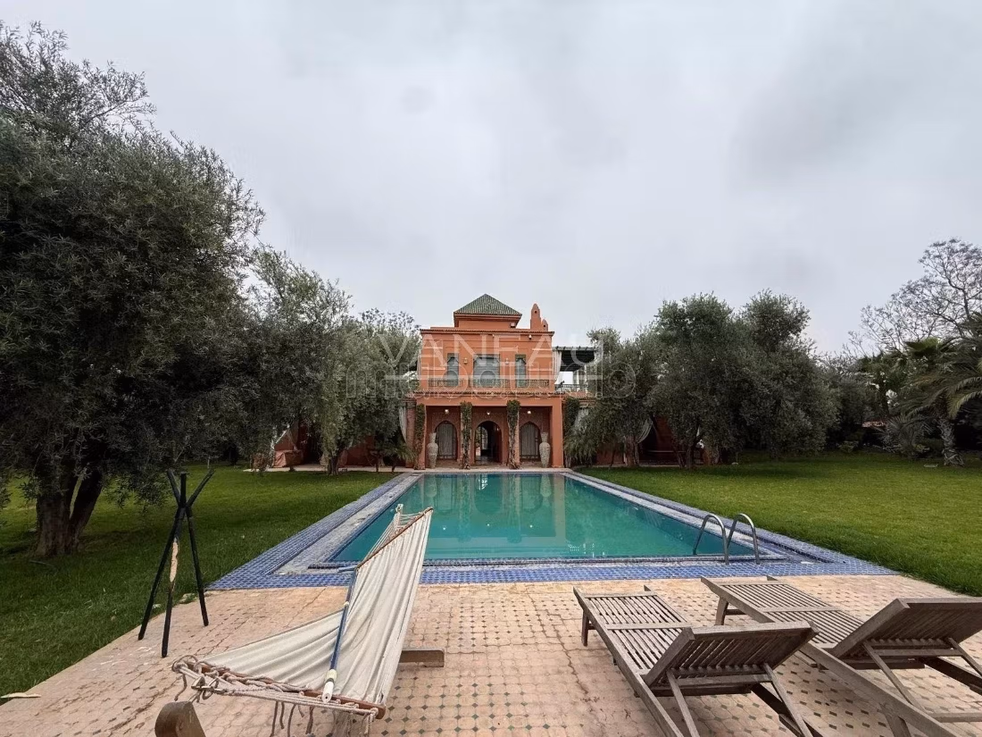 Villa renovada en el corazón de la Palmeraie