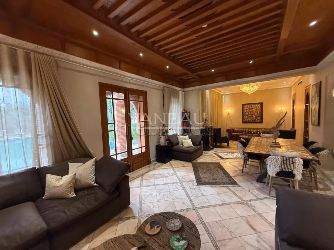 Villa renovada en el corazón de la Palmeraie