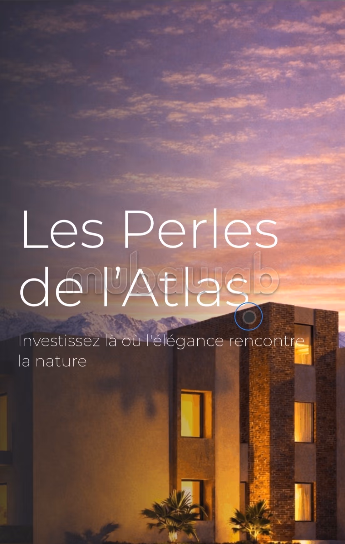 Lancement exclusif – résidence les perles de l’atlas