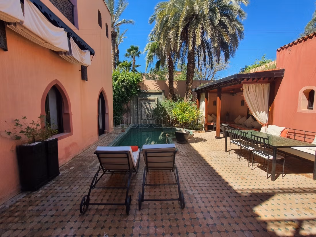 Sublime Riad En Vente à la Palmeraie