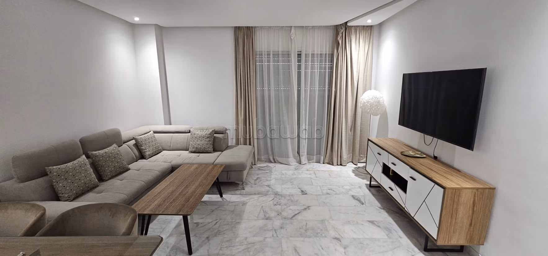 Très bel appartement en location à Agdal. 2 belles chambres. Bien meublé — 3