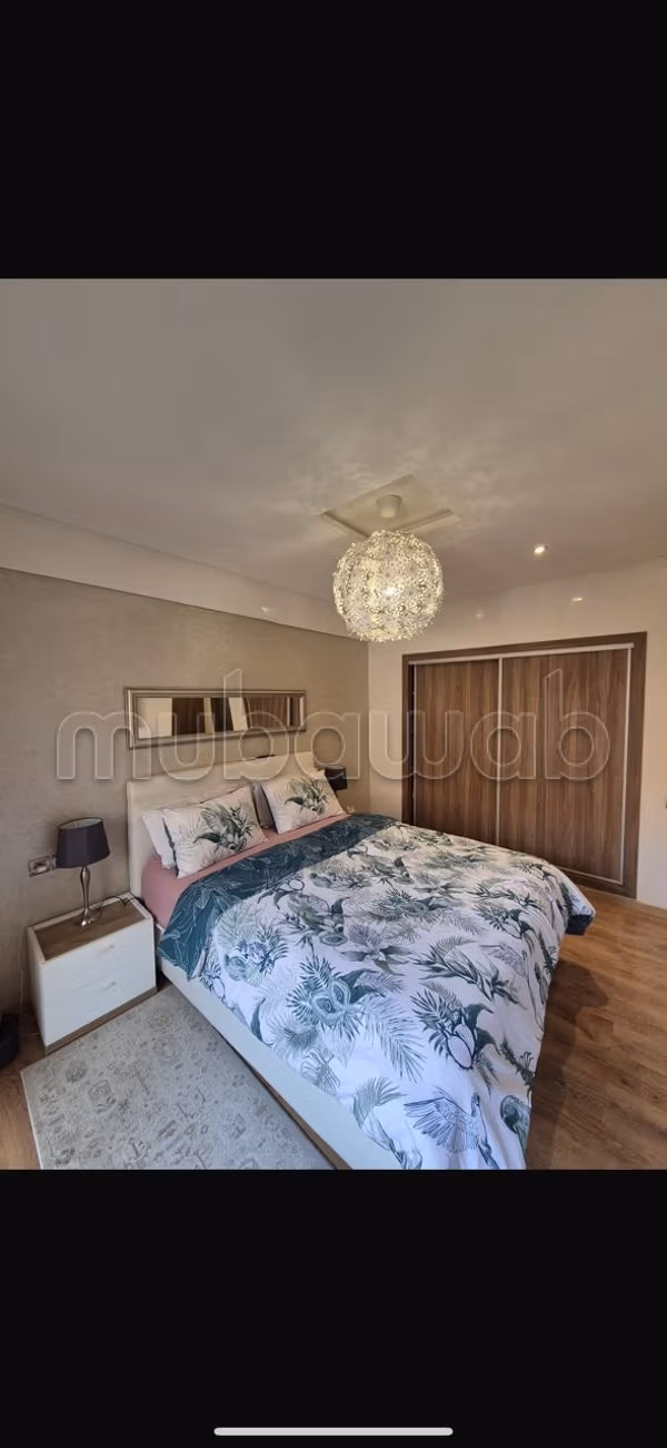 Très bel appartement en location à route de casa. 
2 belles chambres. 
Bien meublé