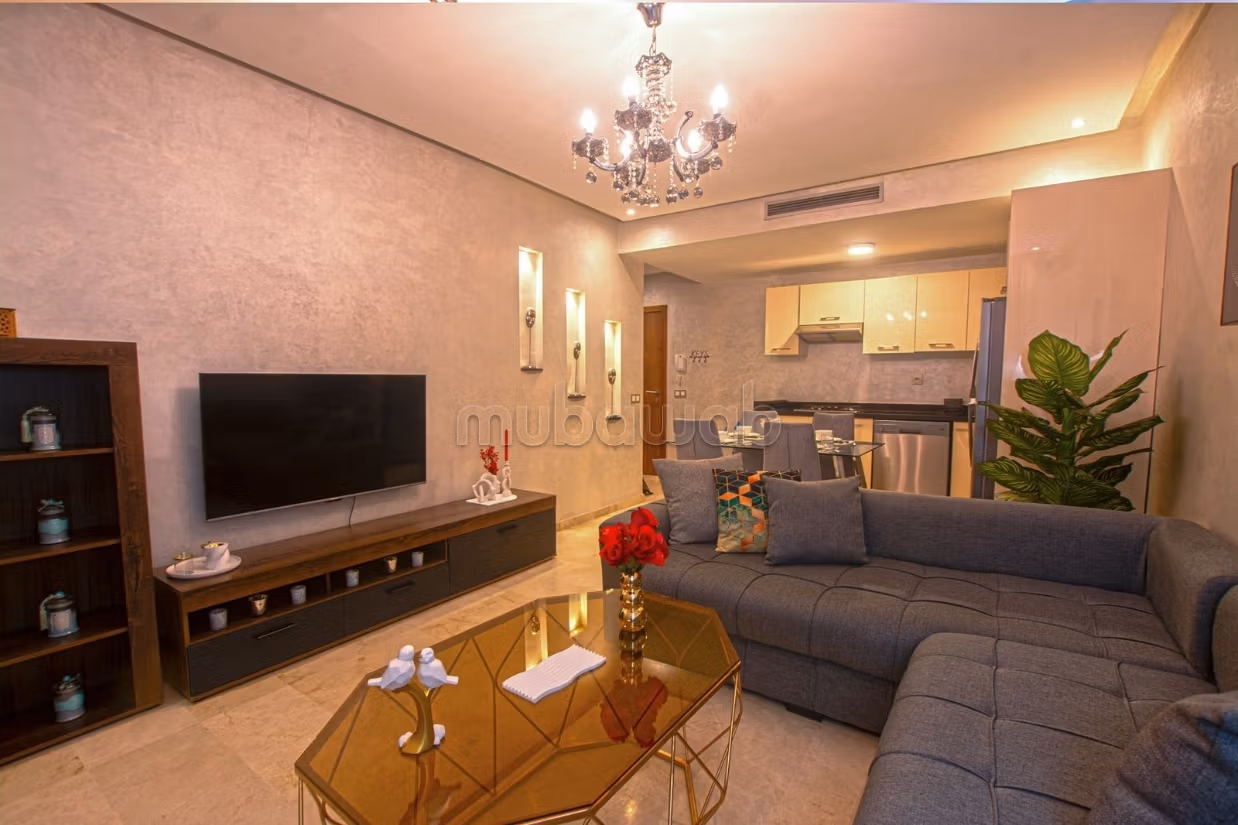 Bel appartement en location à Hay Yasmina route de casa. 3 pièces. Meublé — 2