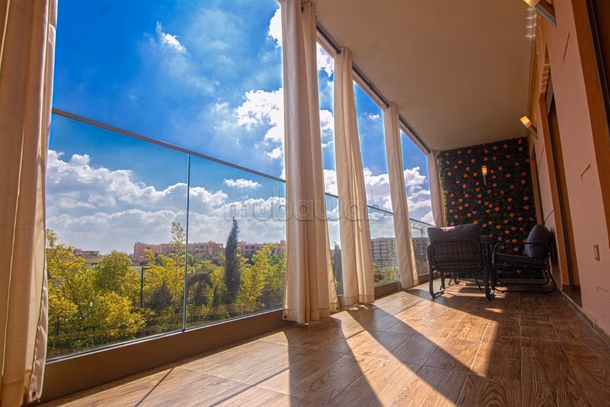 Bel appartement en location à Hay Yasmina route de casa. 3 pièces. Meublé — 4