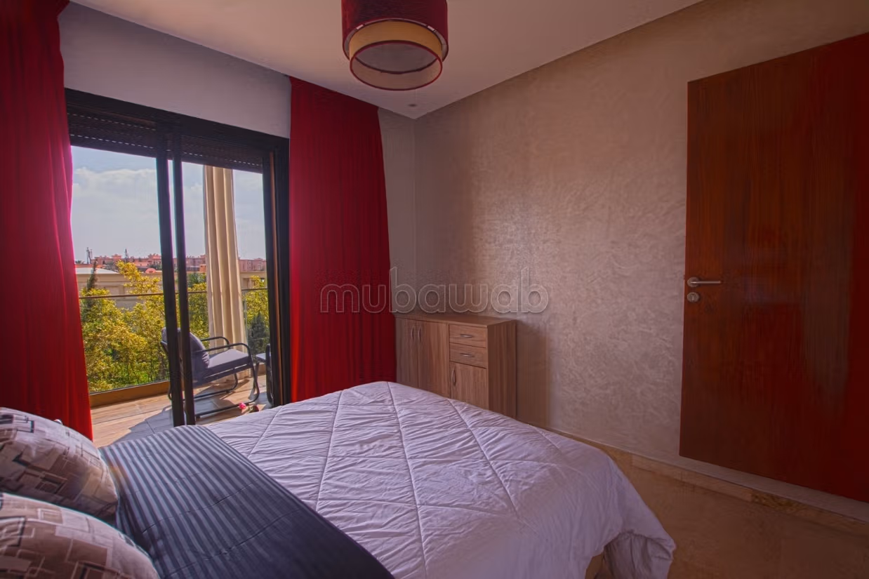 Bel appartement en location à Hay Yasmina route de casa. 3 pièces. Meublé — 5