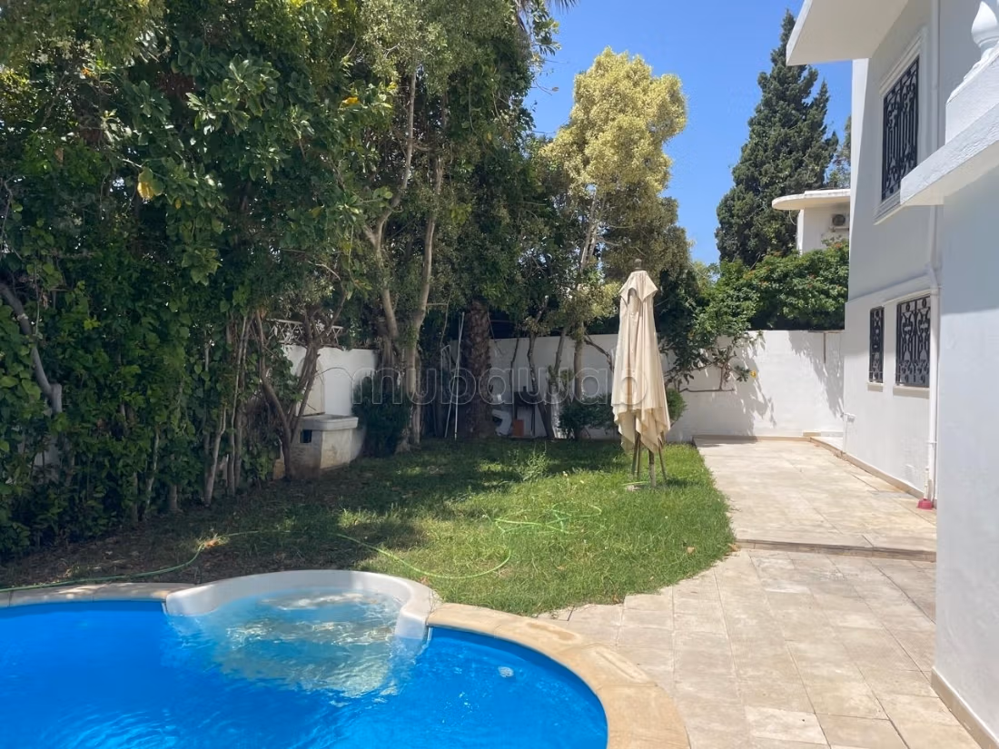 Location villa avec piscine a el menzah 1