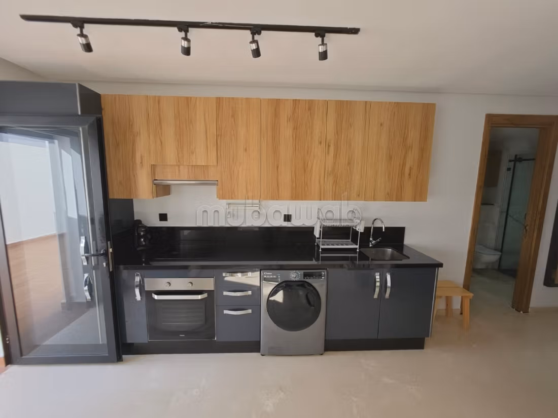 Studio arredato ben orientato con grande terrazza
