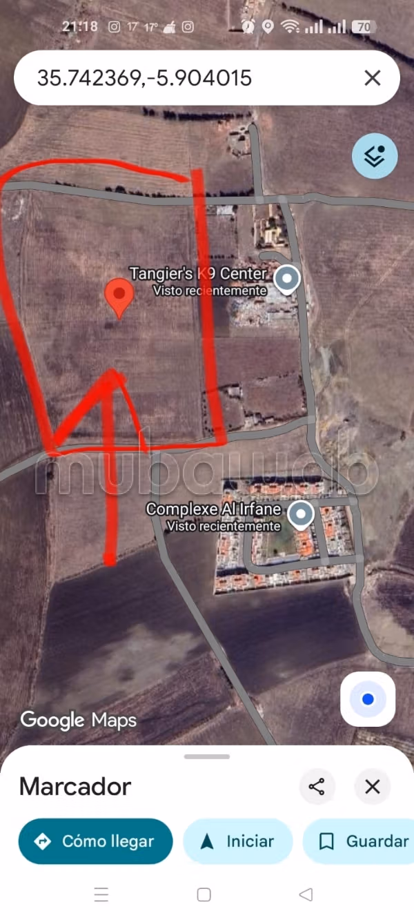 Un terrain de 2 hectares à Ashqar