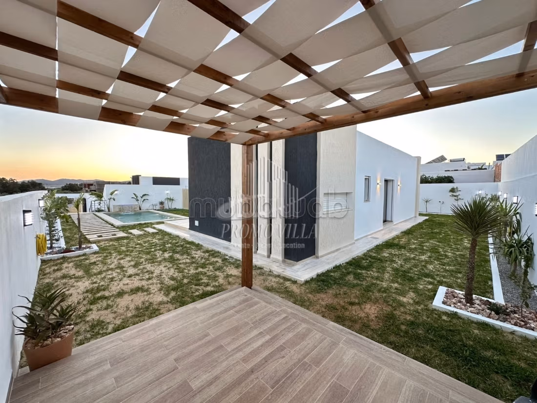 A charming single-storey villa with a pool