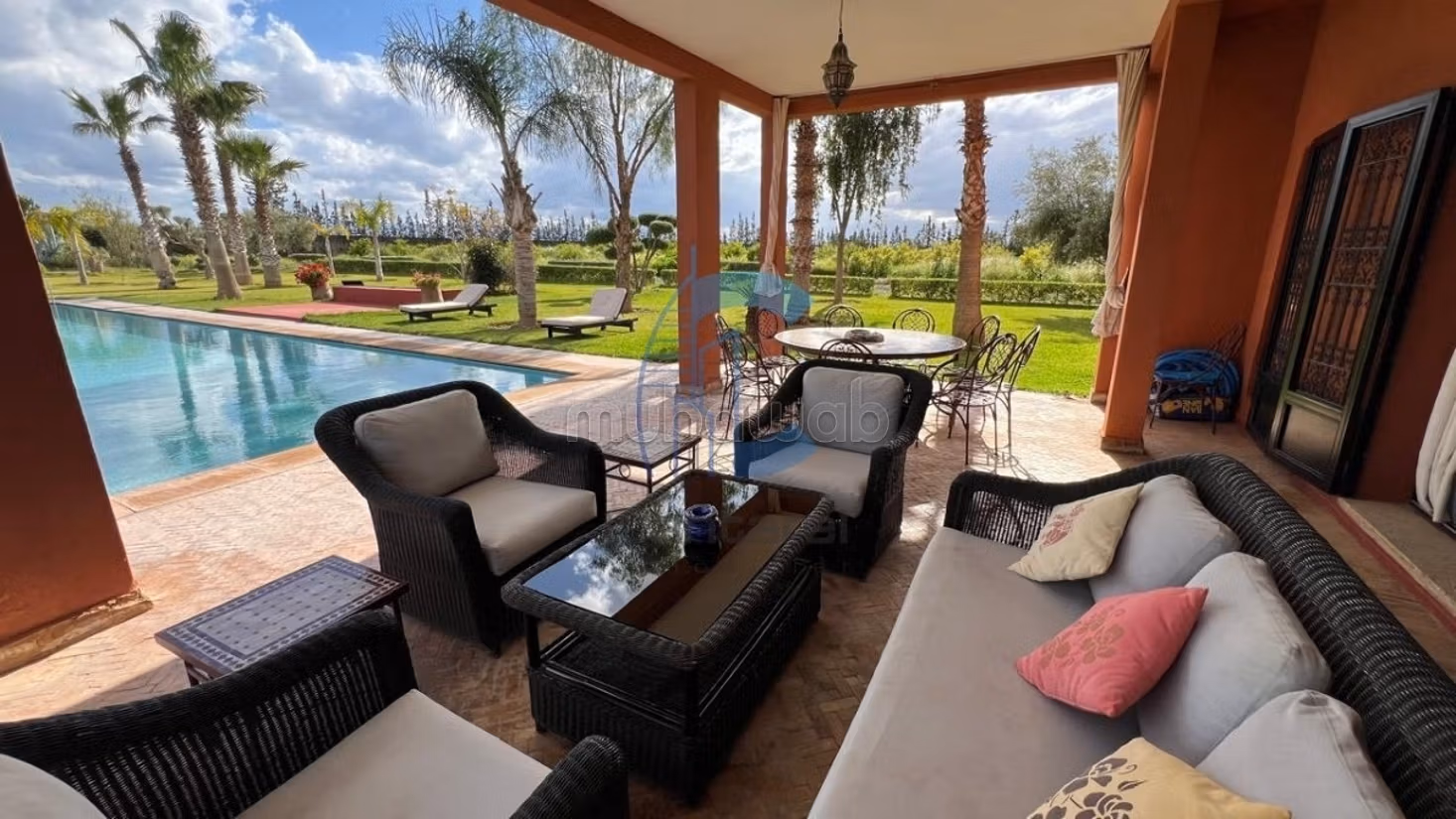 Villa di lusso arredata su 1 ettaro con piscina 26x6 m - strada di Amizmiz, Marrakech