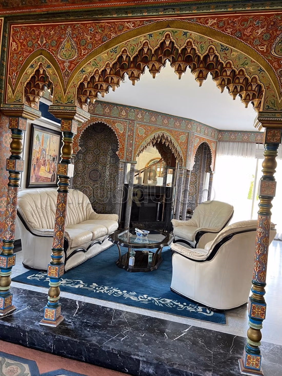Très belle Villa meublée avec piscine en location à Hay Riad
