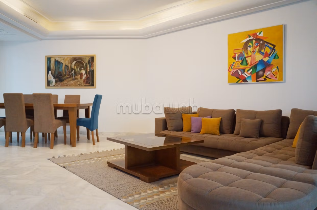 Spacious furnished apartment with lake view
