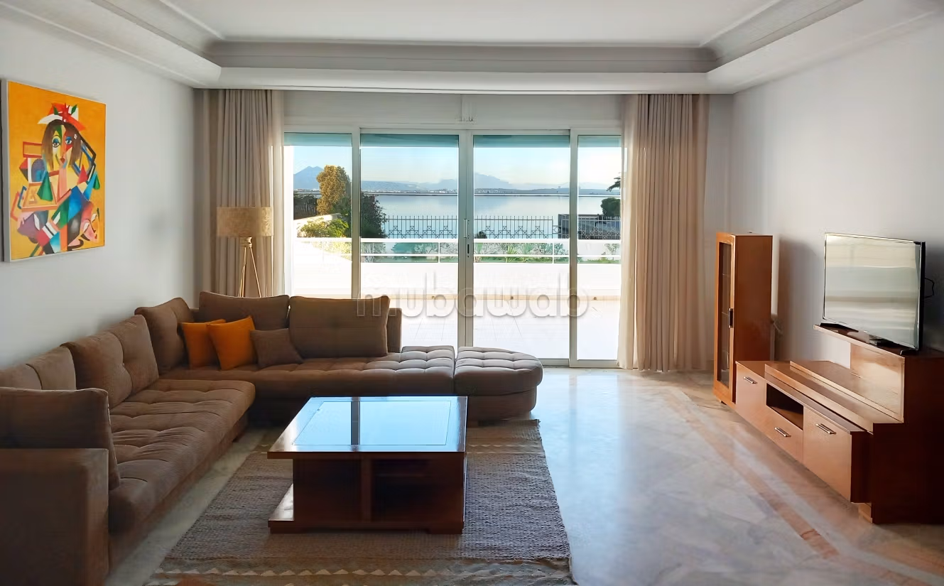 Spacious furnished apartment with lake view