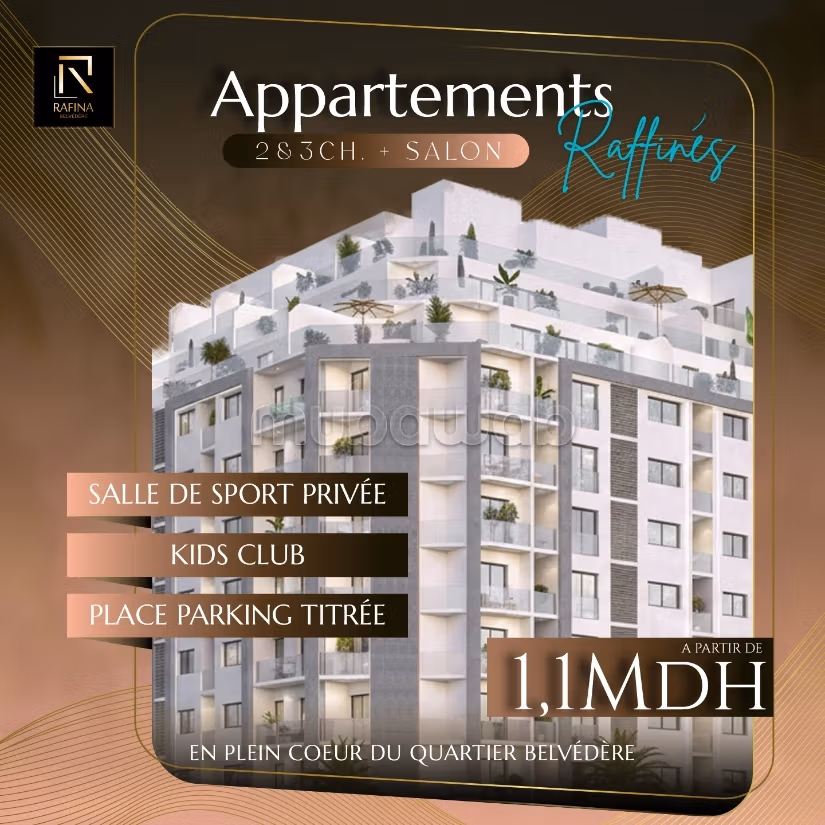 Vente d'un bel appartement à Belvédère. Surface de 65 m²