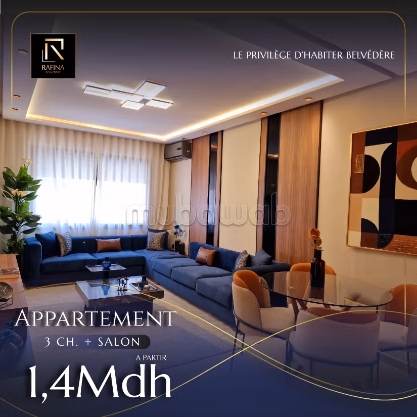 Vend appartement à Belvédère. Superficie 104m²