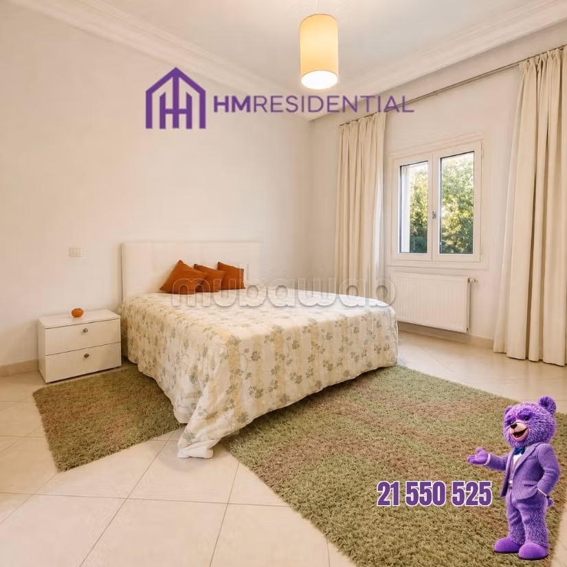 Appartamento S3 ammobiliato con giardino a Gammarth