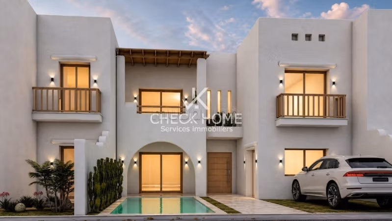 A vendre villa S4 neuve route Yasmine Hammamet