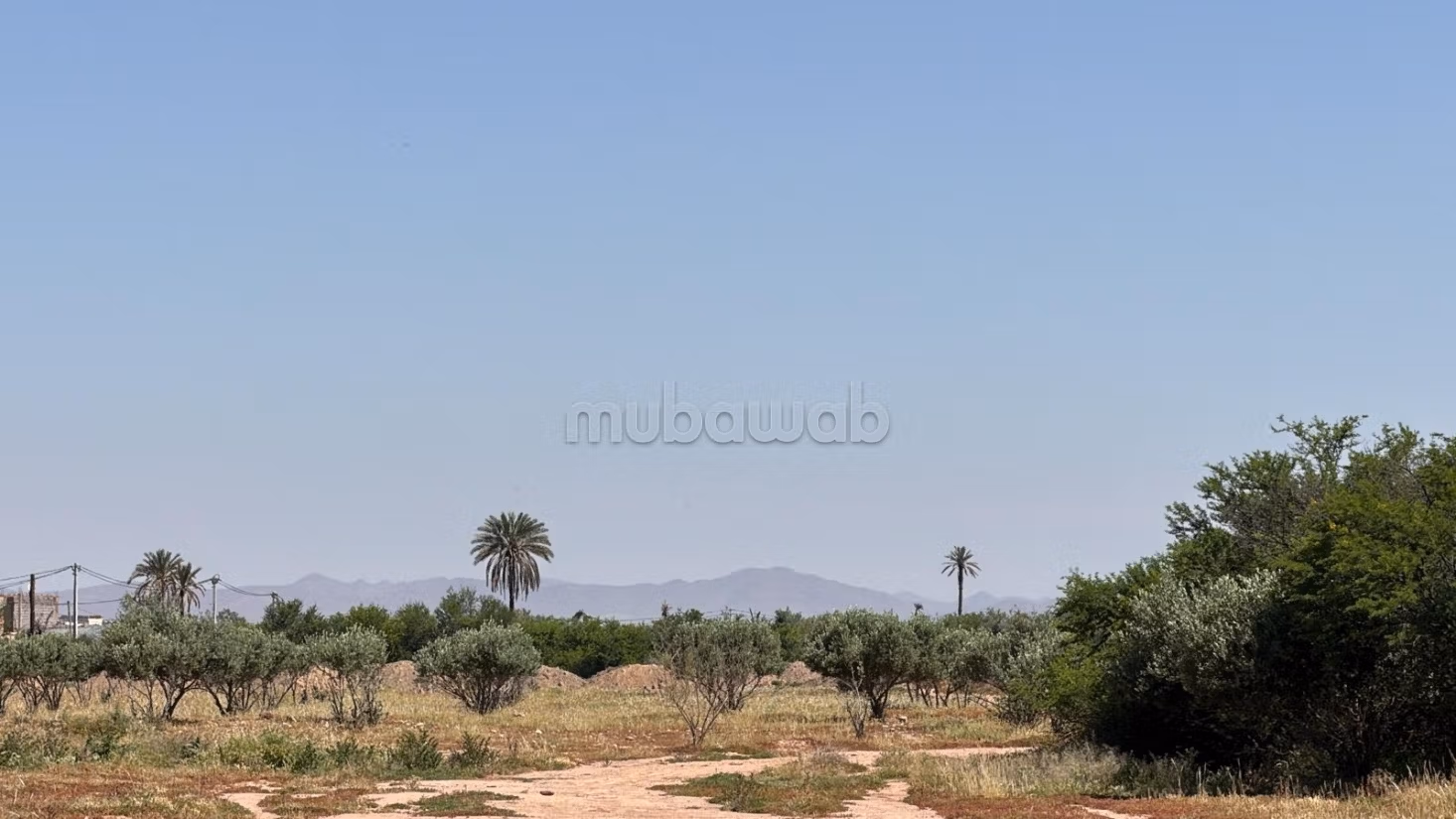 Terrain 2 hectares, paved road, 15 km