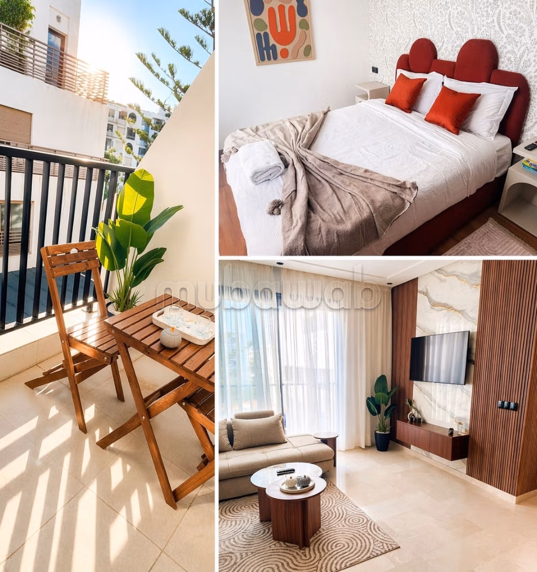Louez cet appartement à Les princesses. 
1 Pièce. Bien meublé — 2