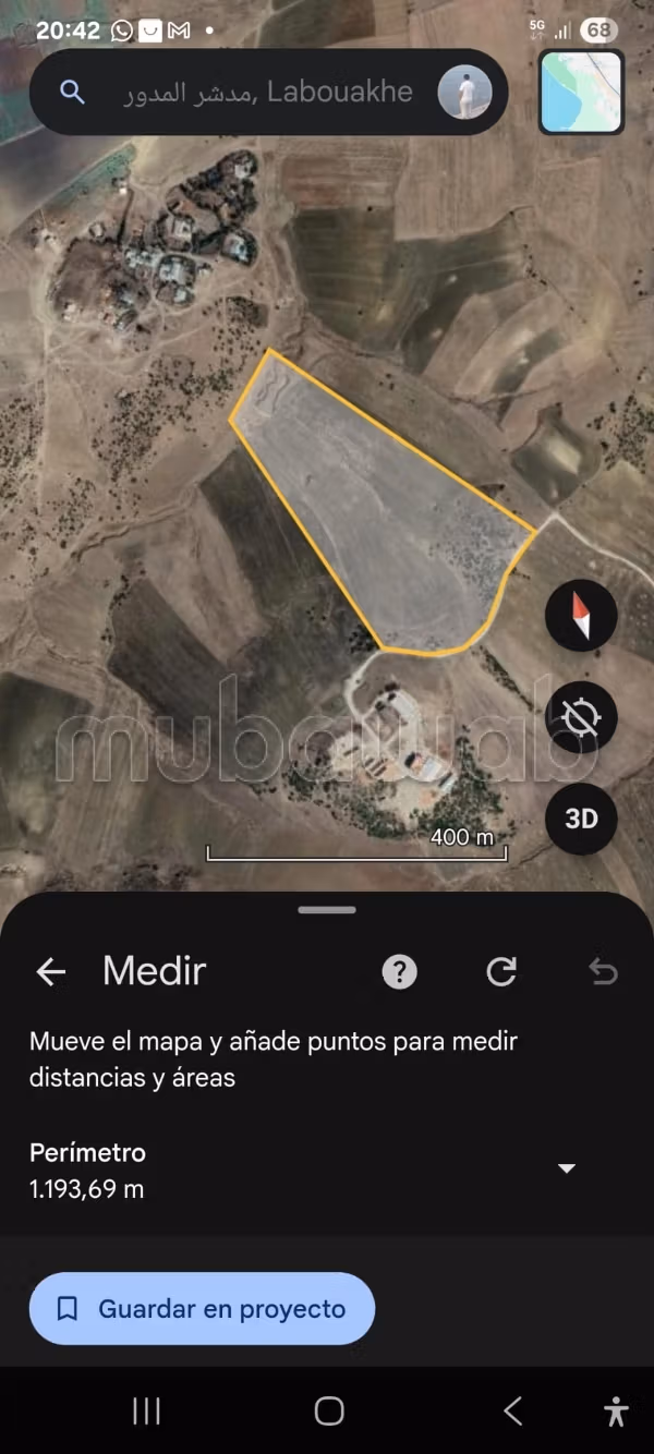 Terrain à vendre à Jbel Kbir. Surface totale 40000 m²