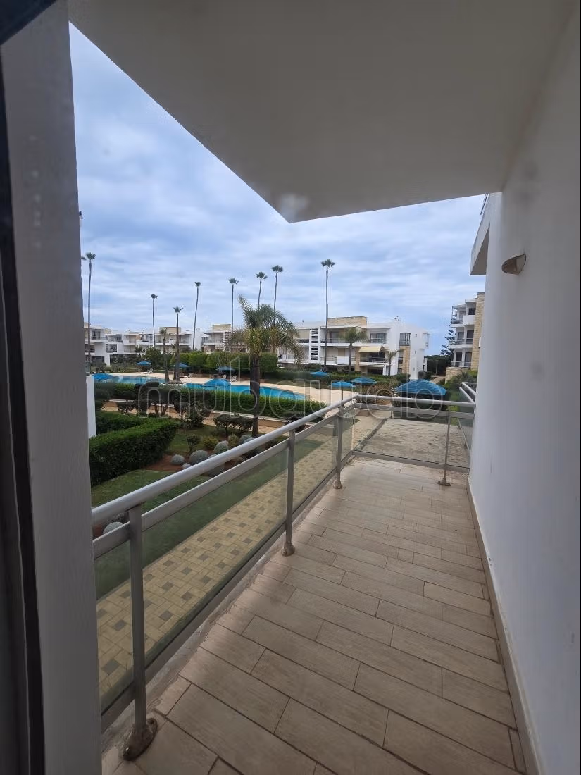 Appartement 120 m² avec jardin privatif – Résidence avec 3 piscines – Dar Bouazza