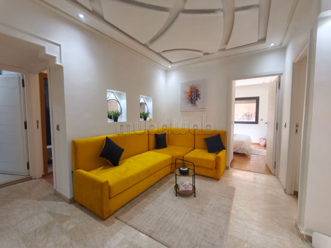 Location appartement 3 chambre meublée à Guéliz. 85 mètre — 2