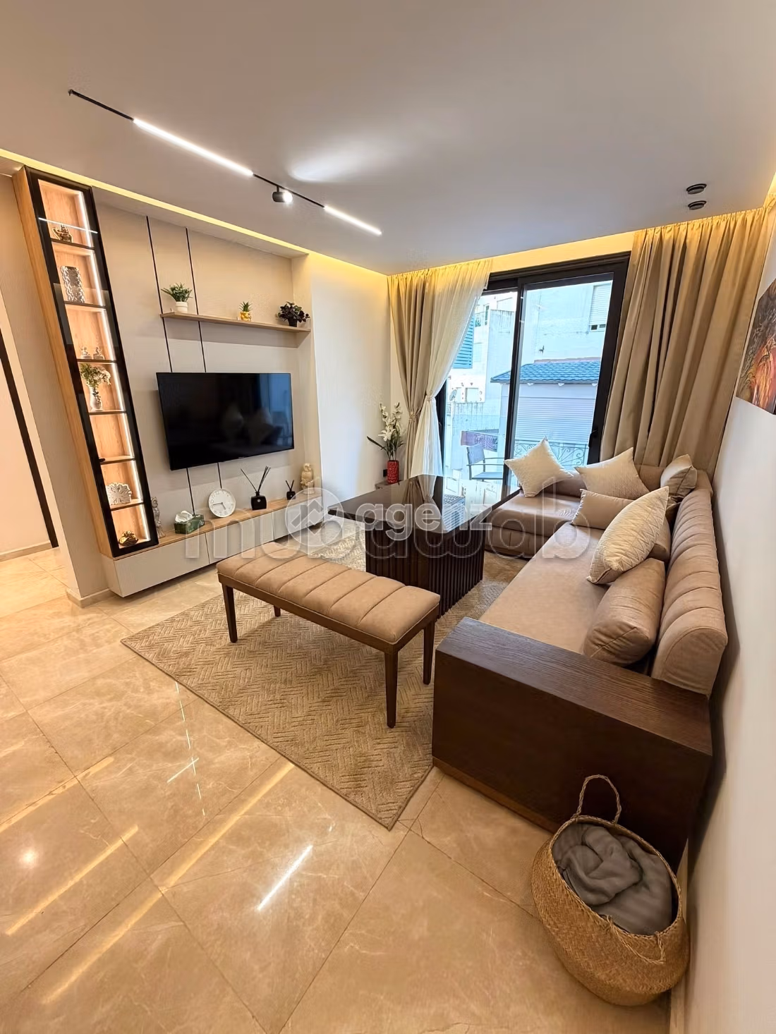 Appartement à louer 100 m², 3 chambres Quartier de la plage Tanger
