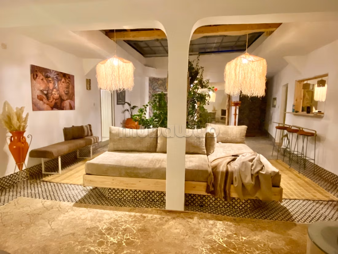 Langdurige locatie riad in Ghazoua. Goed gemeubileerd