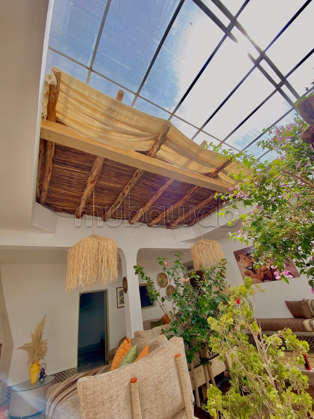 Langdurige locatie riad in Ghazoua. Goed gemeubileerd