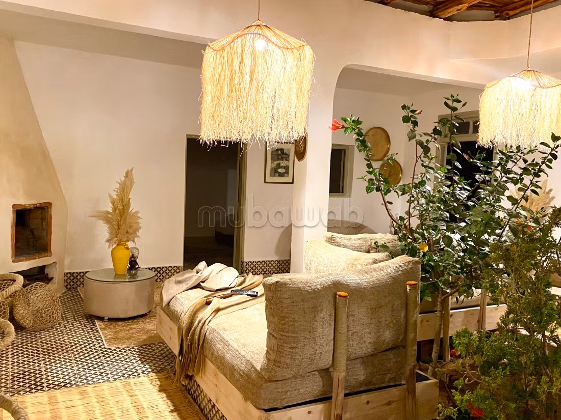 Langdurige locatie riad in Ghazoua. Goed gemeubileerd