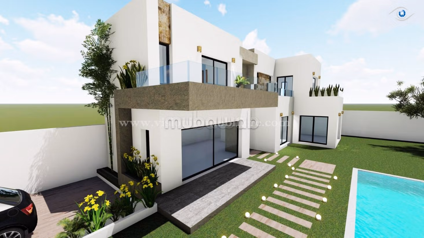 Vente Villa Santorin S3 Hammamet yasmine