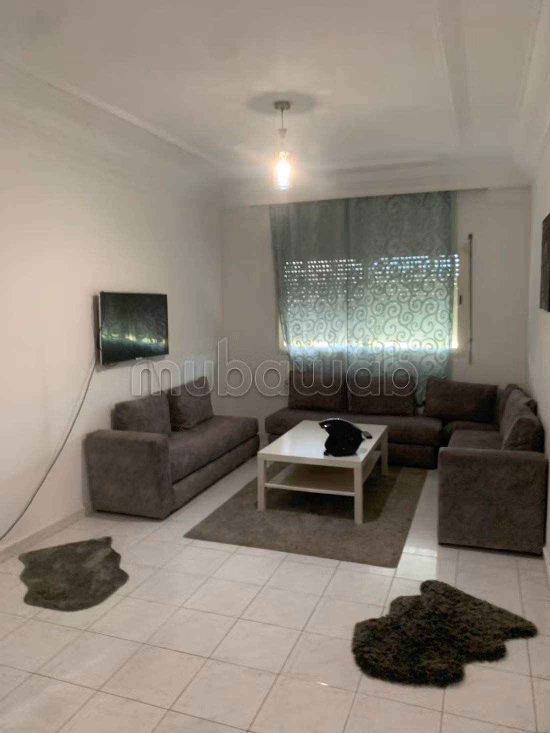 Appartement meublé en location à Agdal. Surface de 75 m². Bien meublé