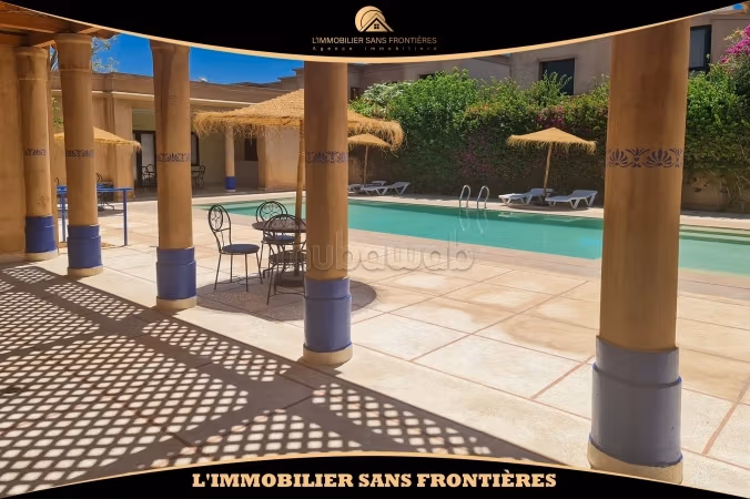 Villa amueblada en venta – Residencia segura en Targa, Marrakech