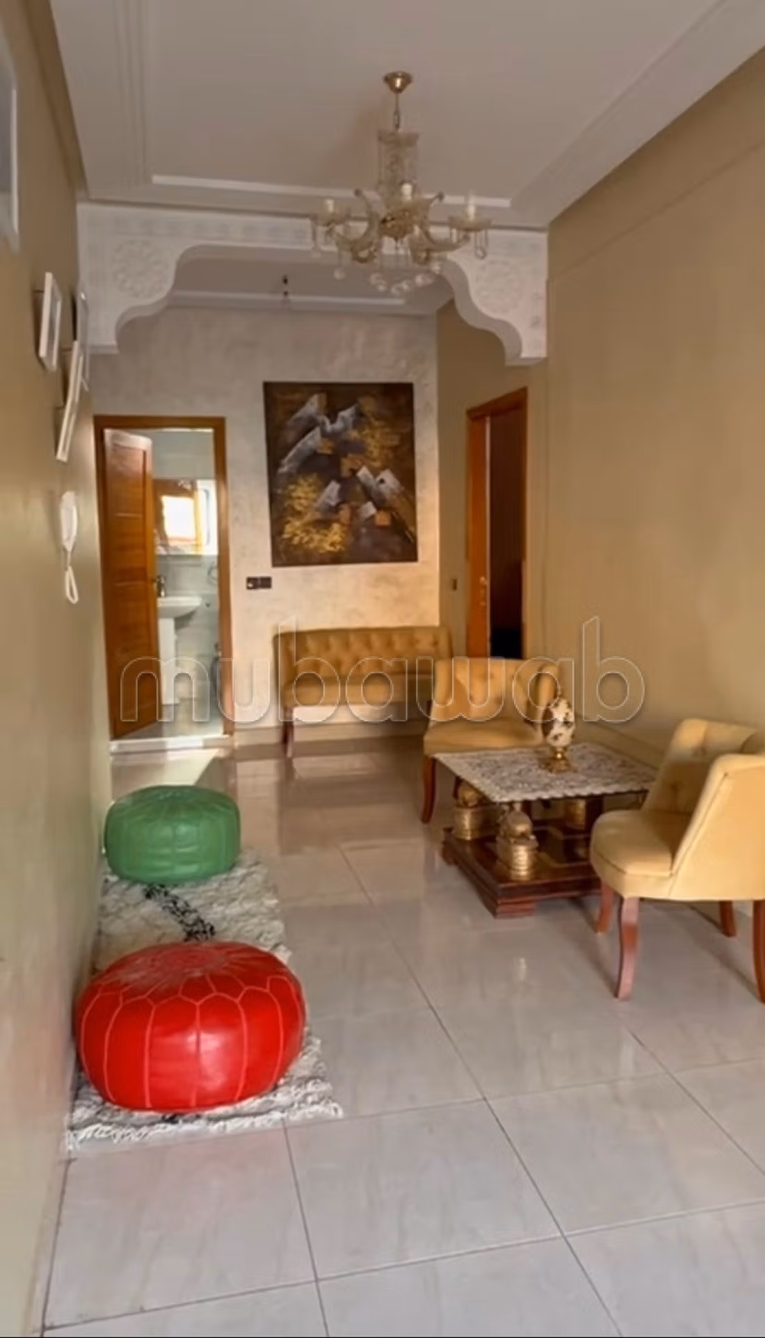 À louer – Étage de villa meublé à Riad Salam