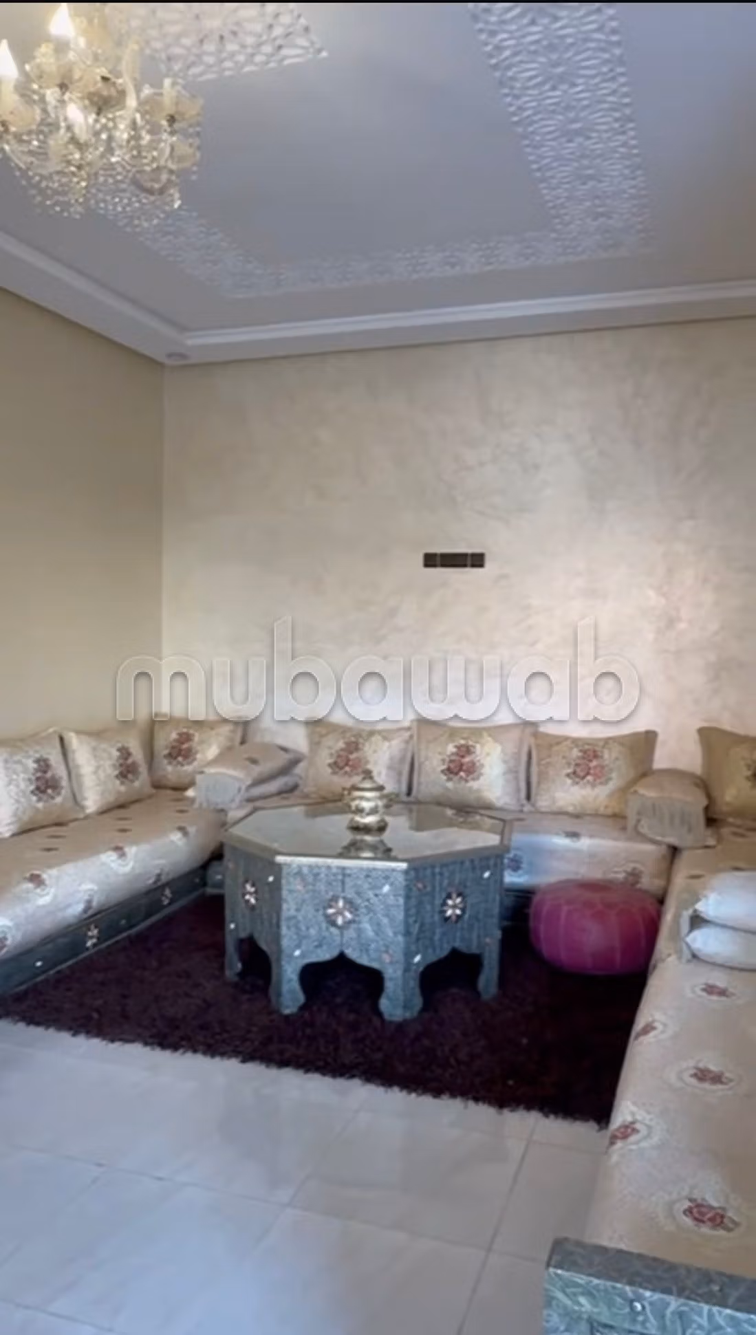 À louer – Étage de villa meublé à Riad Salam — 5