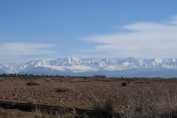 À VENDRE: Beau Terrain sur la route de Tahnaoute