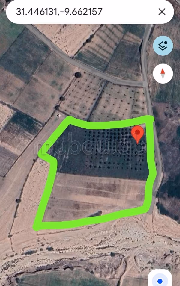 Vente terrain à Idaougard. Superficie 24000 m²