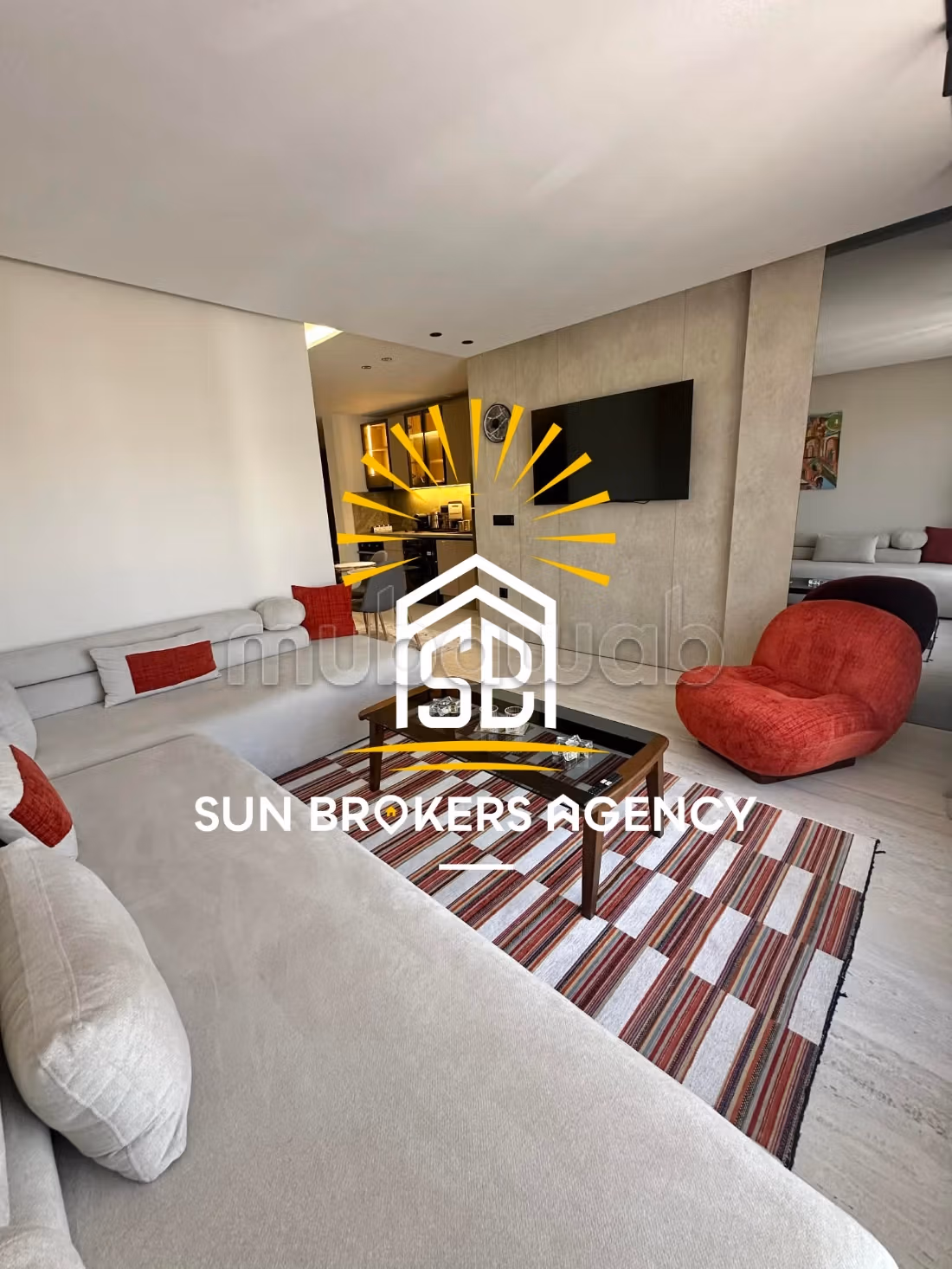 Drie mooie moderne riviera