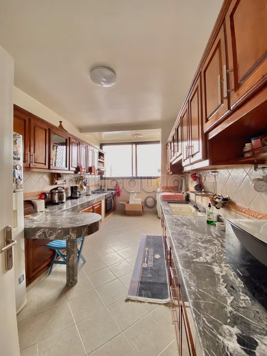 Bel appartement à vendre à hay riad. Surface de 155 m². Grande terrasse