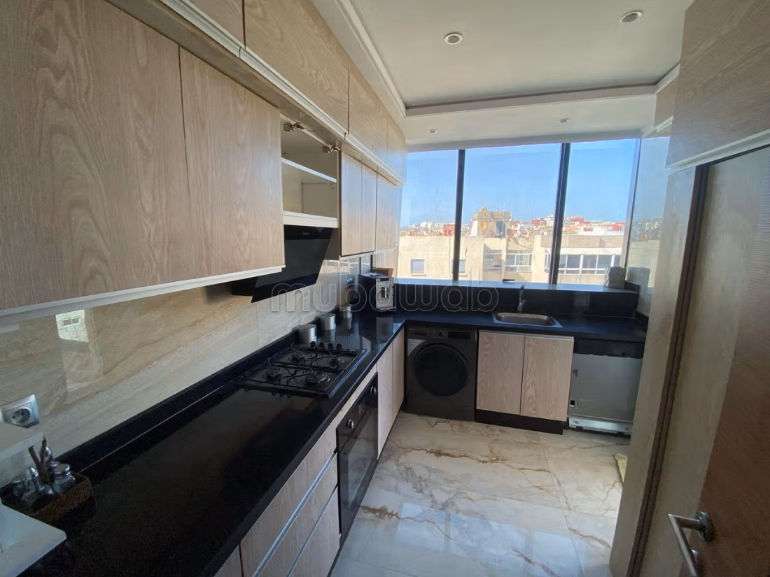 Apartment for rent in val fleuri. 
Total area 100 m². 
Furnishings