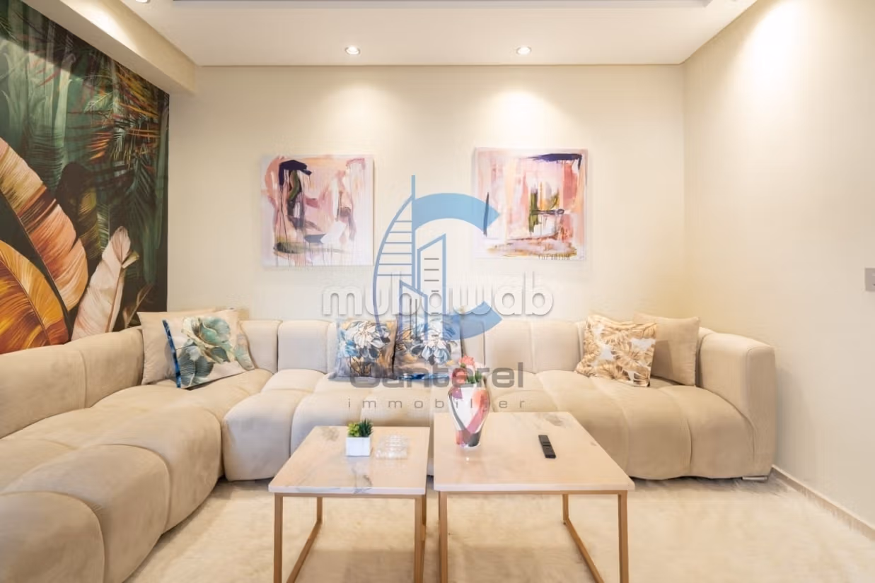 Furnished studio for sale or rent - Premium location facing Oasis Station, rooftop pool and titled parking