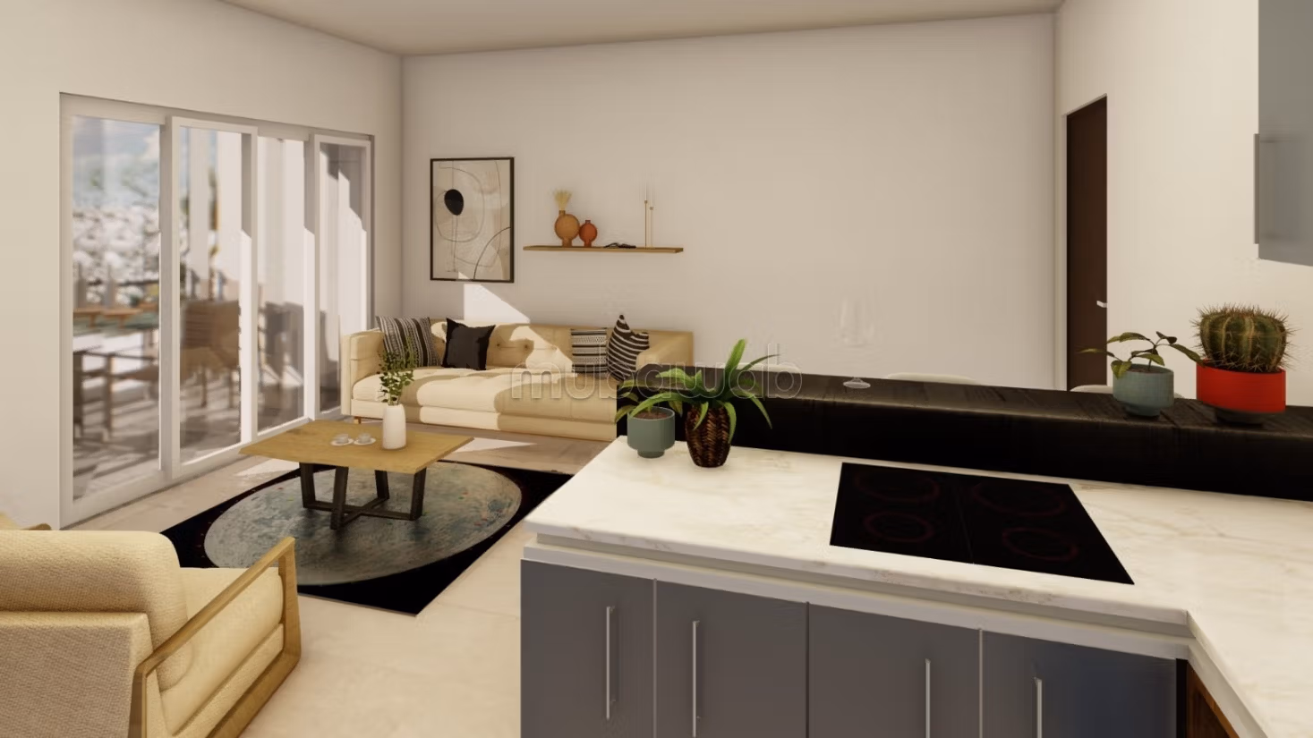 Appartement S2 en cours de construction en vente