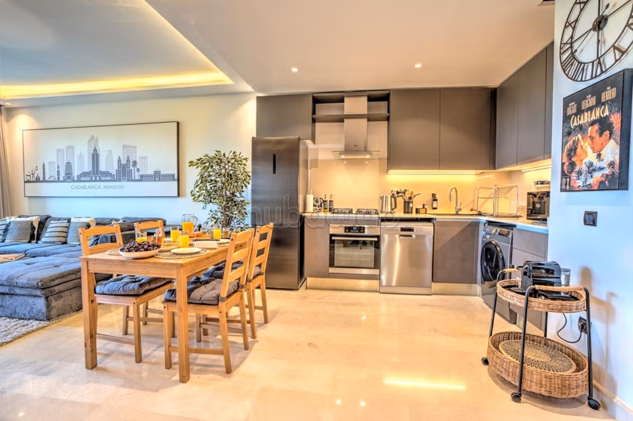 Exclusive – Studio Meublé avec Terrasse à Casablanca
Finance City — 2