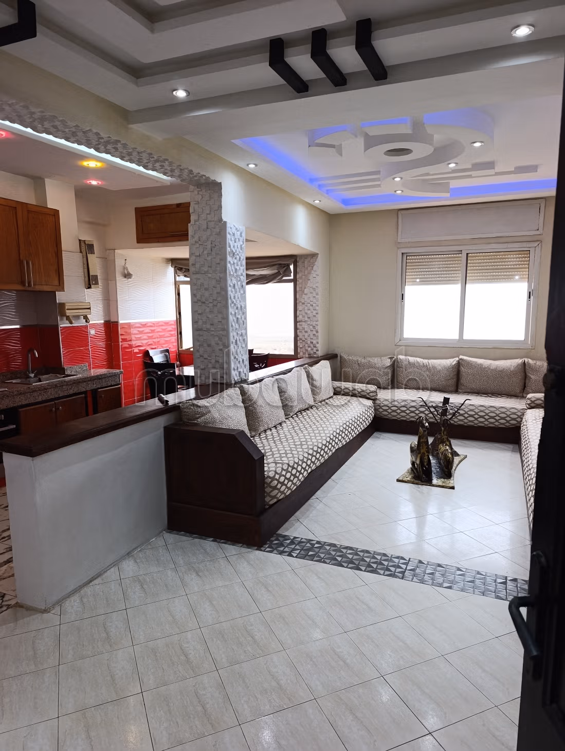 Appartement meublé vue imprenable sur mer 
corniche de salé