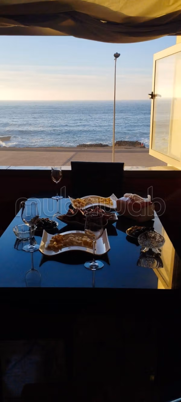 Appartement meublé vue imprenable sur mer 
corniche de salé