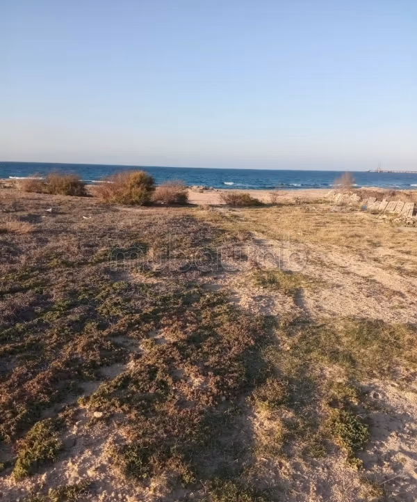 Terrain à vendre pour le projet touristique au bord de la mer dans la commune de Sidi Ishaq, superficie 999999 m²