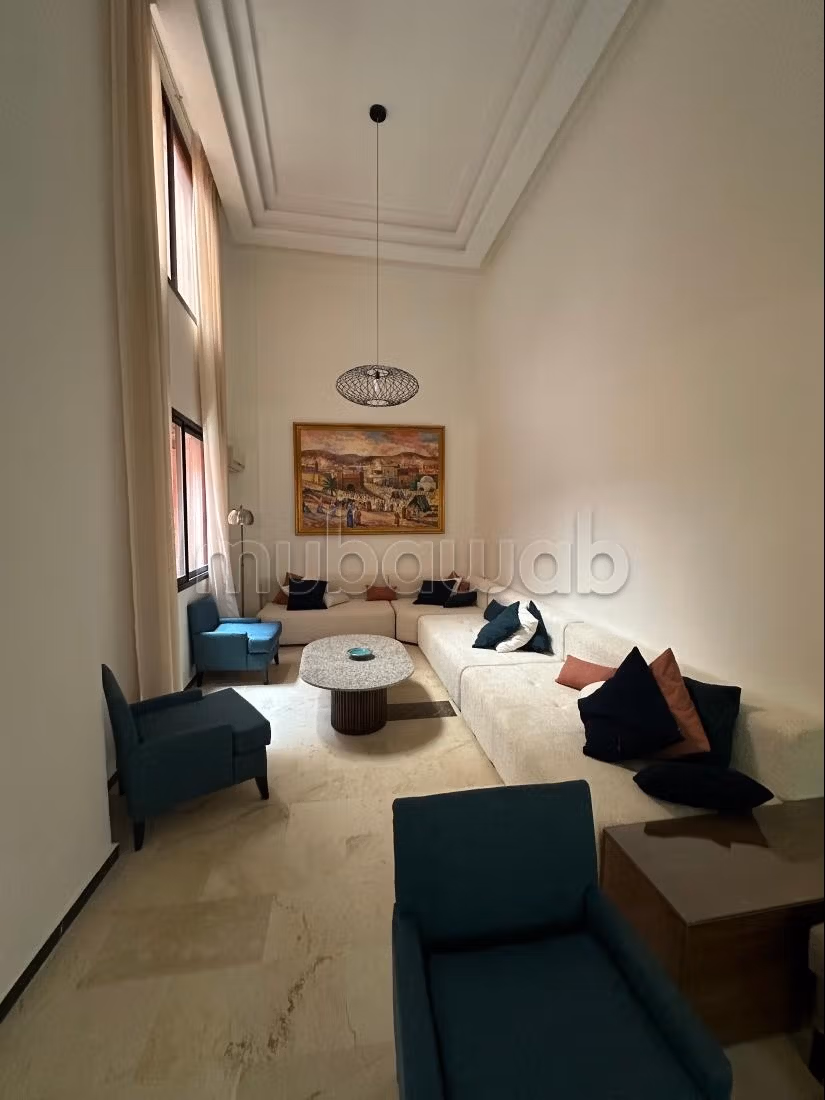 Appartement en location à Guéliz. Surface totale 220 m². Meublé — 3